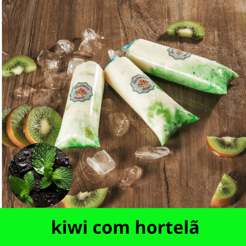 kiwi com hortela